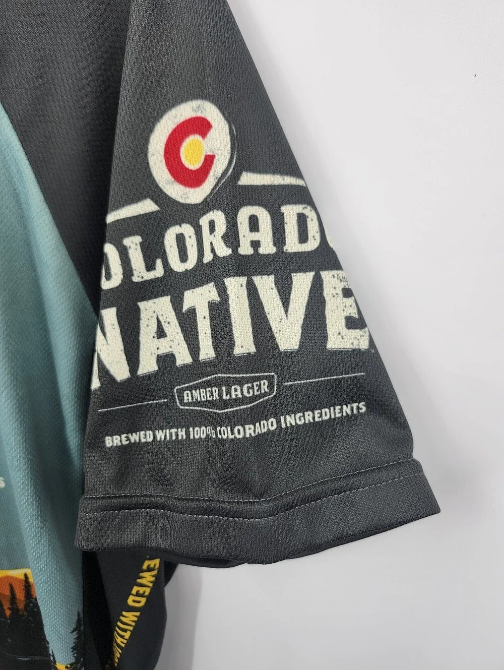 Primal 3/4 Zip Cycling Jersey Colorado Native Lager men's SZ L